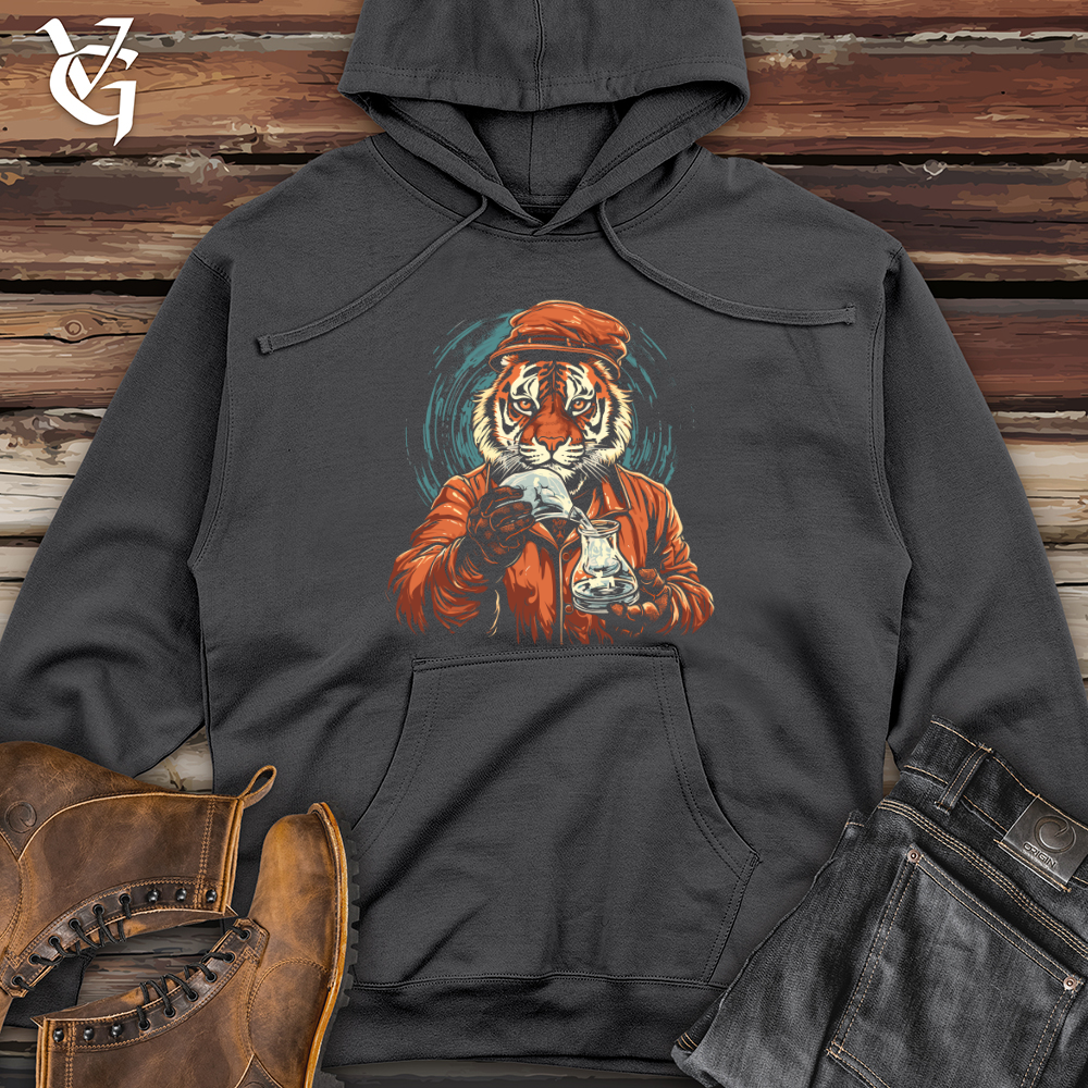 Viking Goods Tiger Torchmaster Midweight Hooded Sweatshirt Charcoal / L