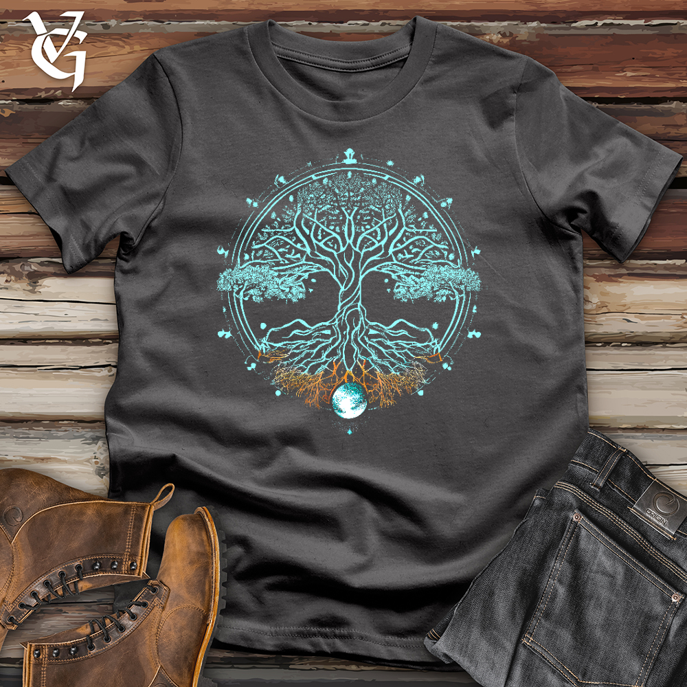 Viking Goods Trinity Tree of Life 01 Softstyle Tee Charcoal / L