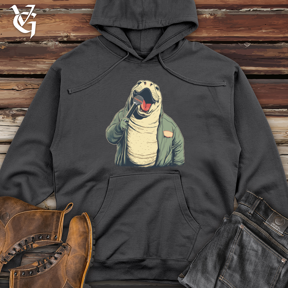 Viking Goods Turtle Rockstar Solo Midweight Hooded Sweatshirt Charcoal / L