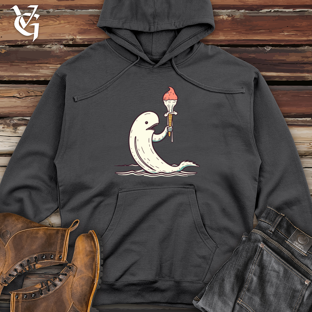 Viking Goods Tusked Treat Teeter Midweight Hooded Sweatshirt Charcoal / L