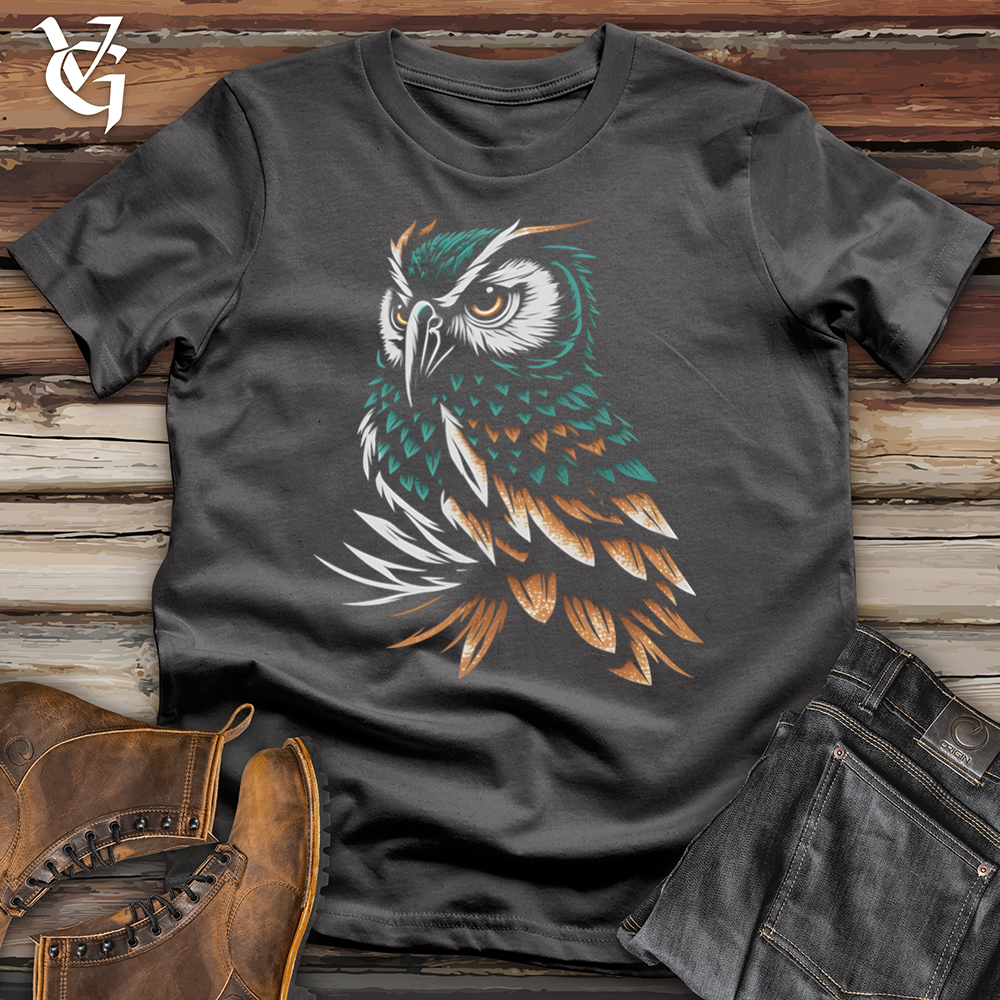 Viking Goods Viking owl Softstyle Tee Charcoal / L