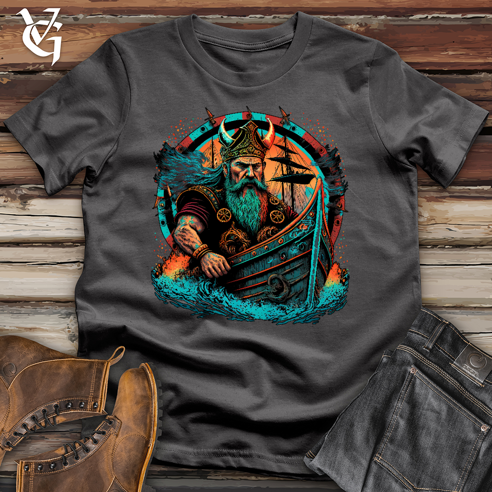 Viking Goods Viking Ship Softstyle Tee Charcoal / L