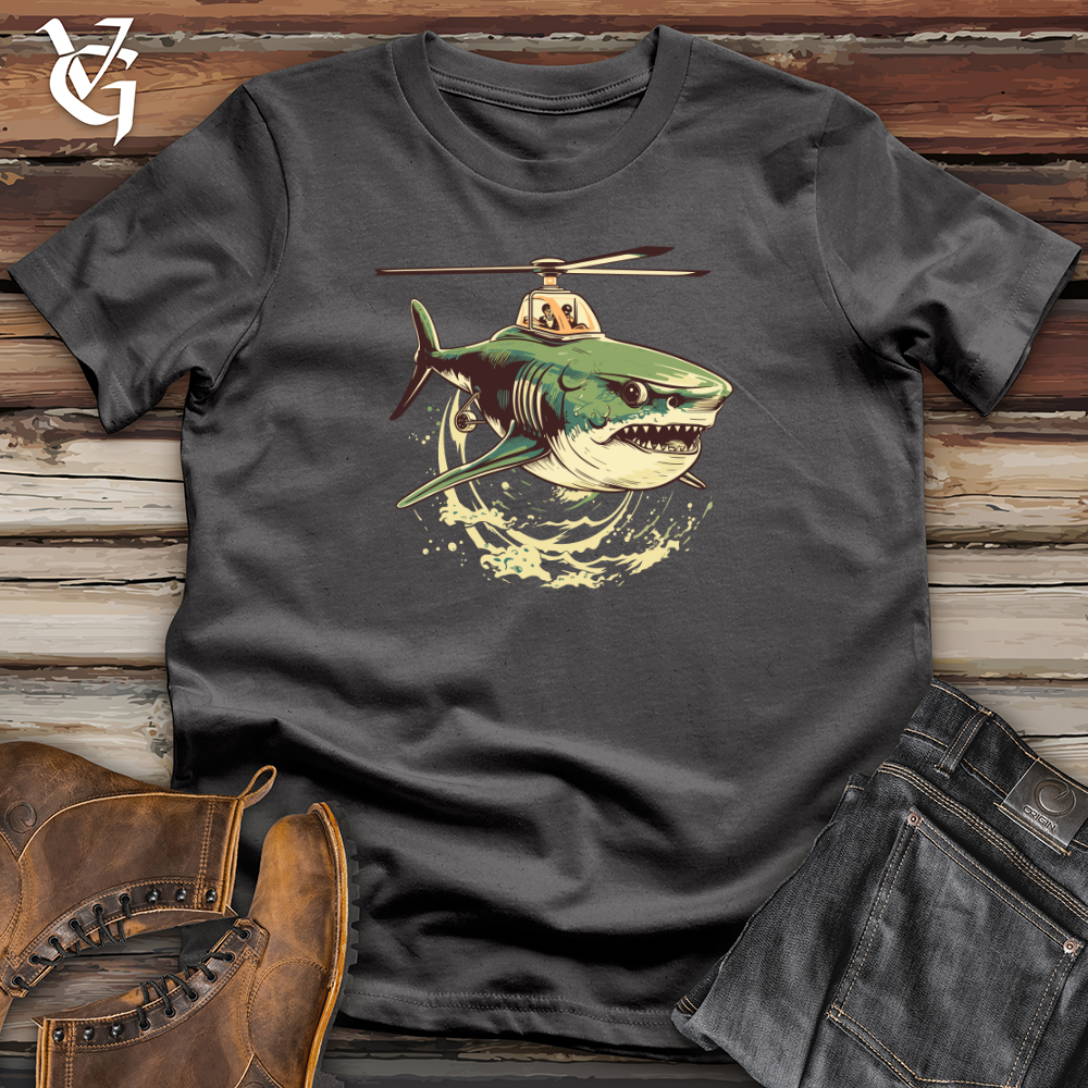 Viking Goods Vintage Chopper Shark Softstyle Tee Charcoal / L