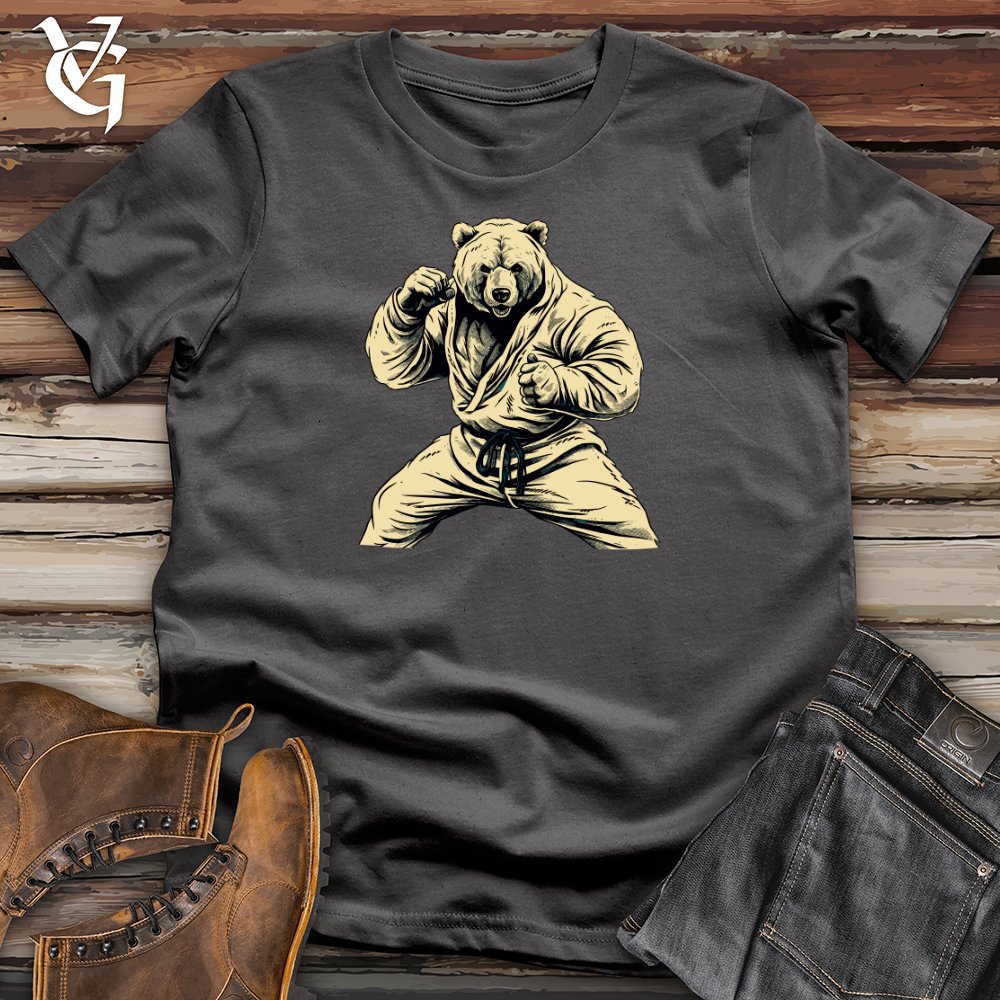Viking Goods Vintage Karate Bear Softstyle Tee Charcoal / L