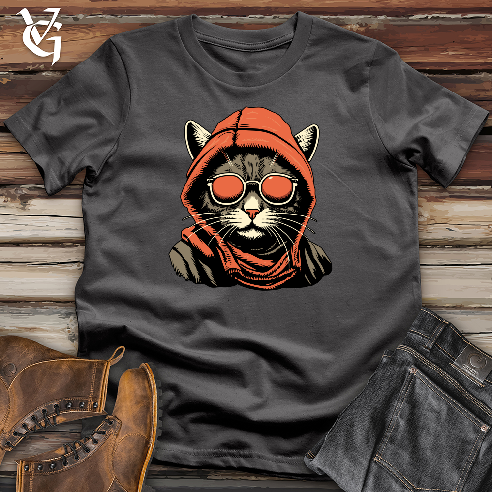 Viking Goods Vintage Masked Kitty Softstyle Tee Charcoal / L