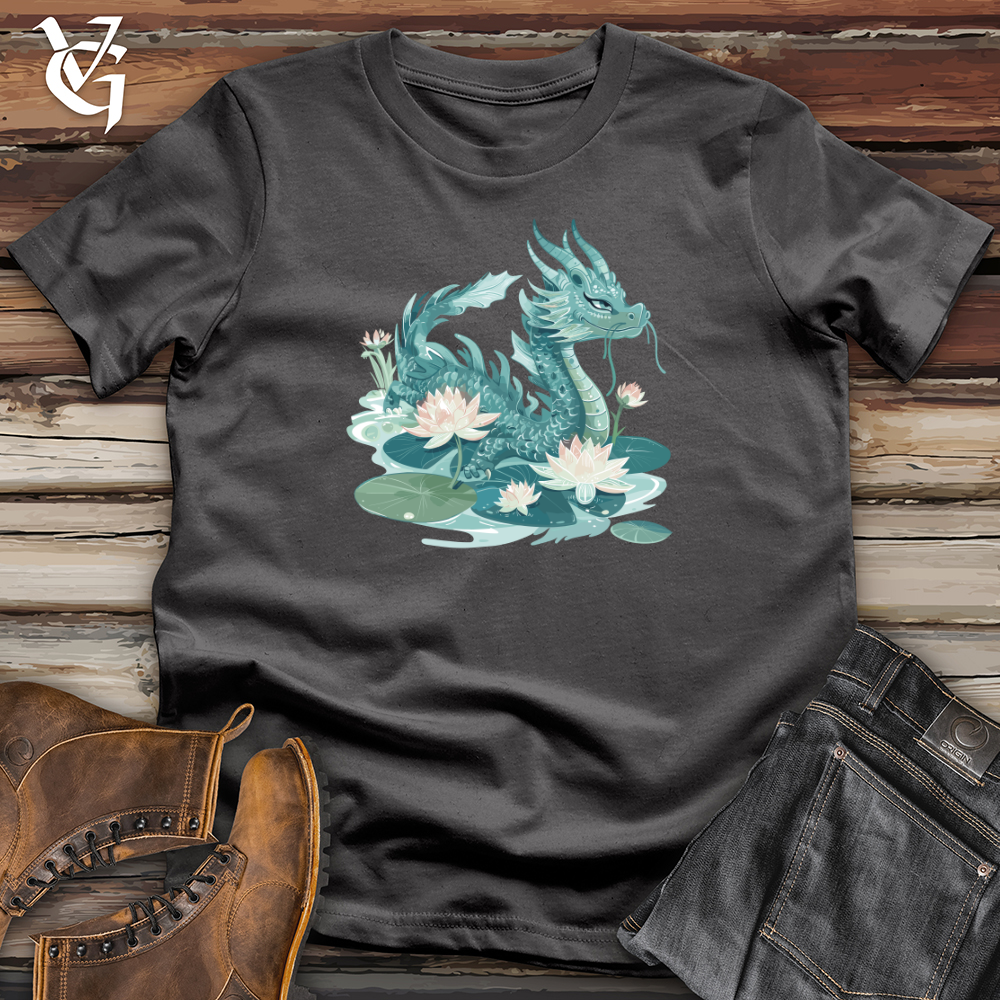 Viking Goods Water Dragon Serenity Softstyle Tee Charcoal / L