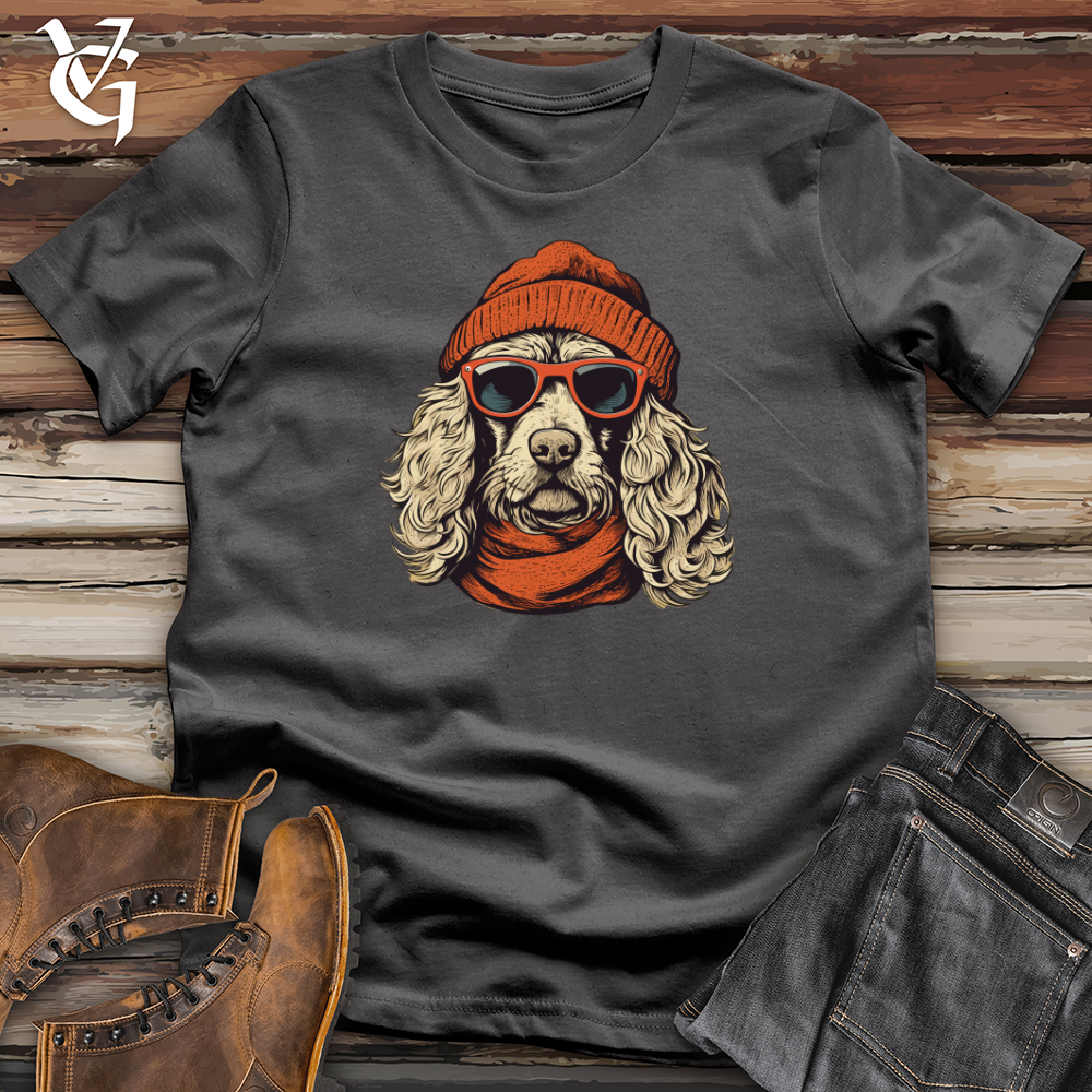 Viking Goods Winter Beanie Doodle Pooch Softstyle Tee Charcoal / L
