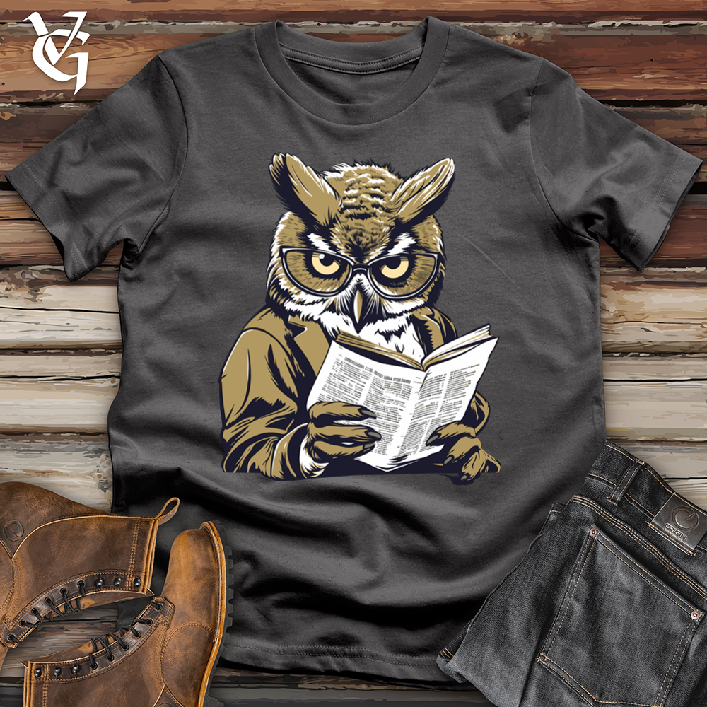 Viking Goods Wise Newsreader Softstyle Tee Charcoal / L