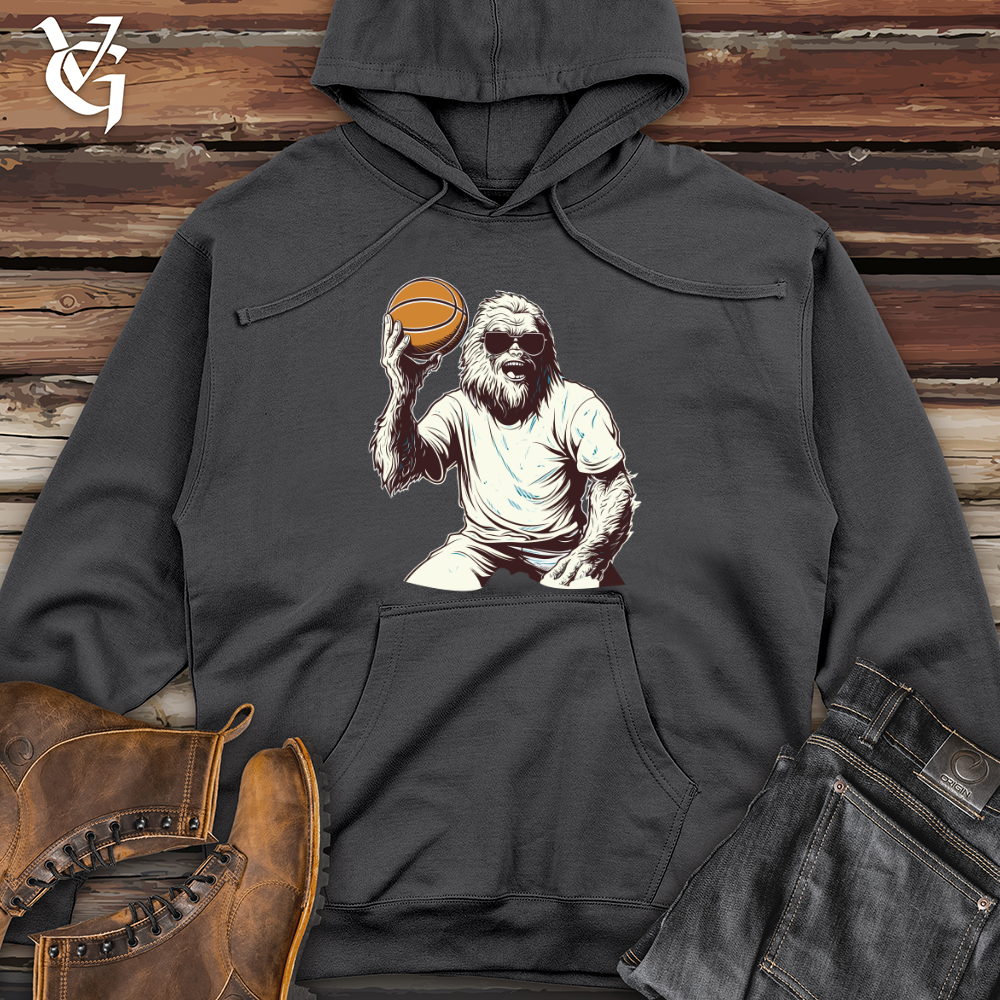 Viking Goods Yetti Hoops Midweight Hooded Sweatshirt Charcoal / L