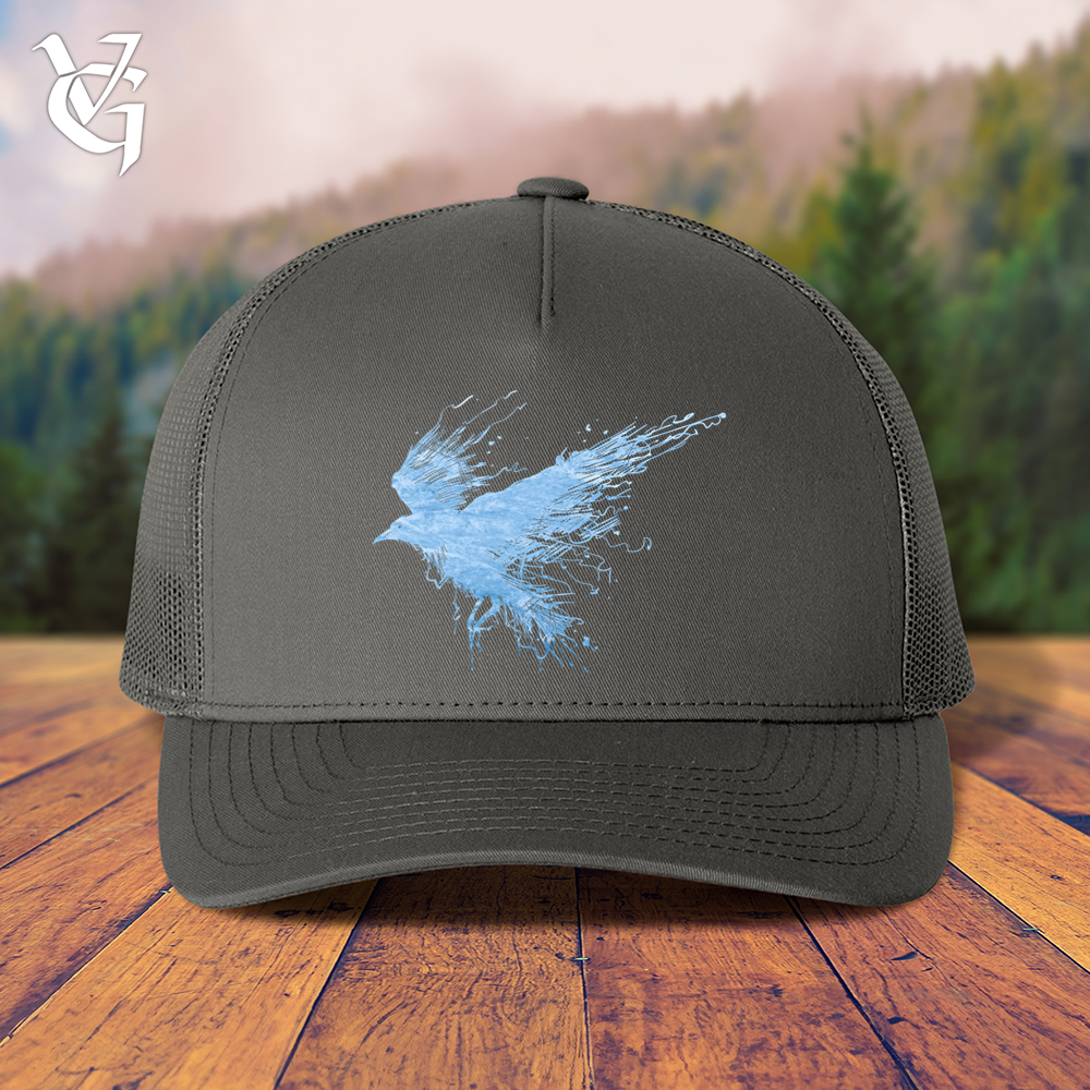 Viking Goods Smokey Winter Raven Trucker Cap Charcoal
