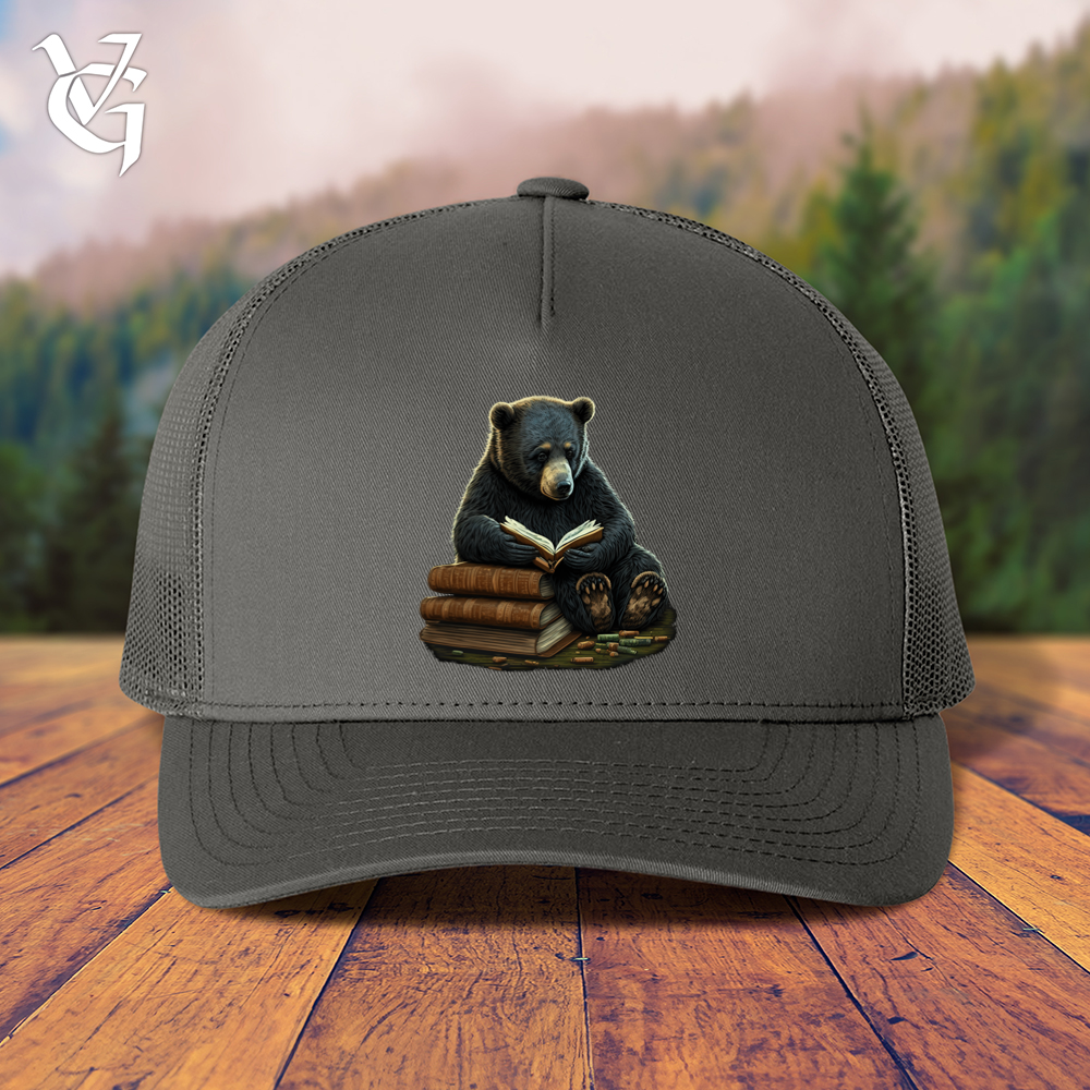 Viking Goods Studious Bear Trucker Cap Charcoal