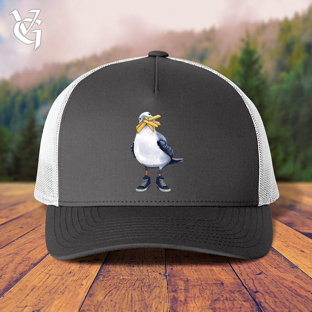 Viking Goods Boardwalk Seagull Trucker Cap Charcoal/ White