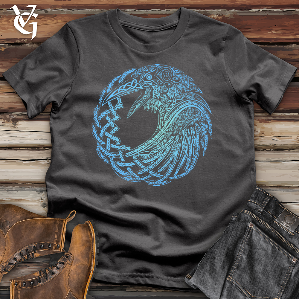 Viking Goods Glass Raven Softstyle Tee Charcoal / XS