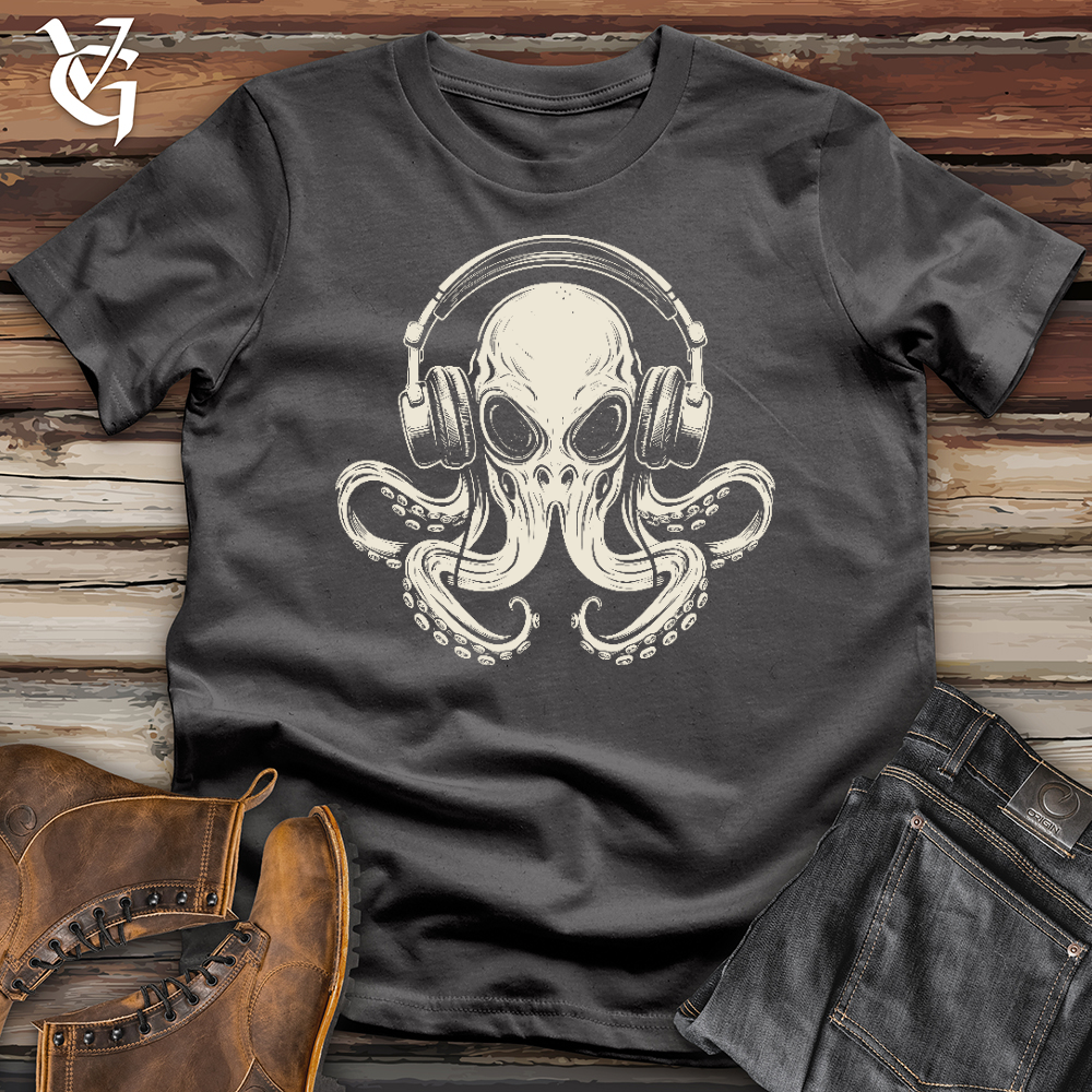 Viking Goods Octopus Jammin Softstyle Tee Charcoal / XS