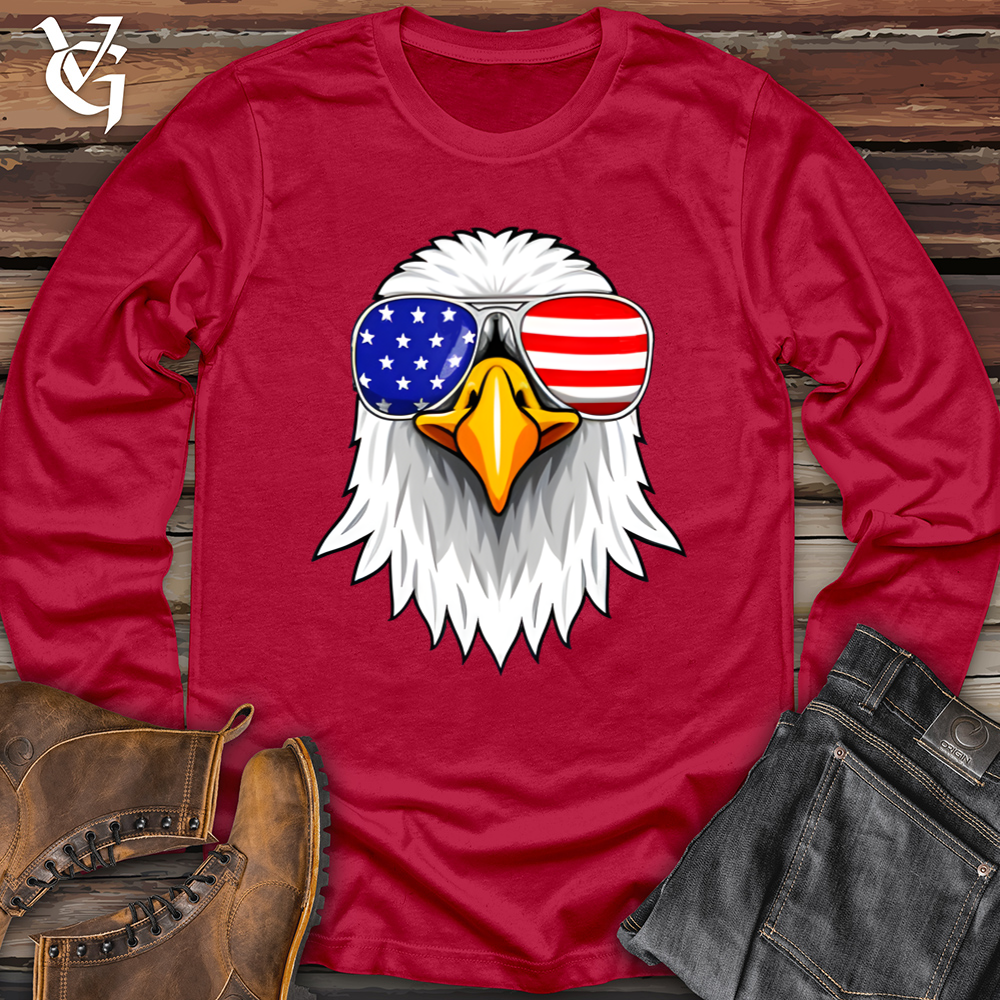 Viking Goods Eagle Eye Softstyle Long Sleeve Cherry Red / L