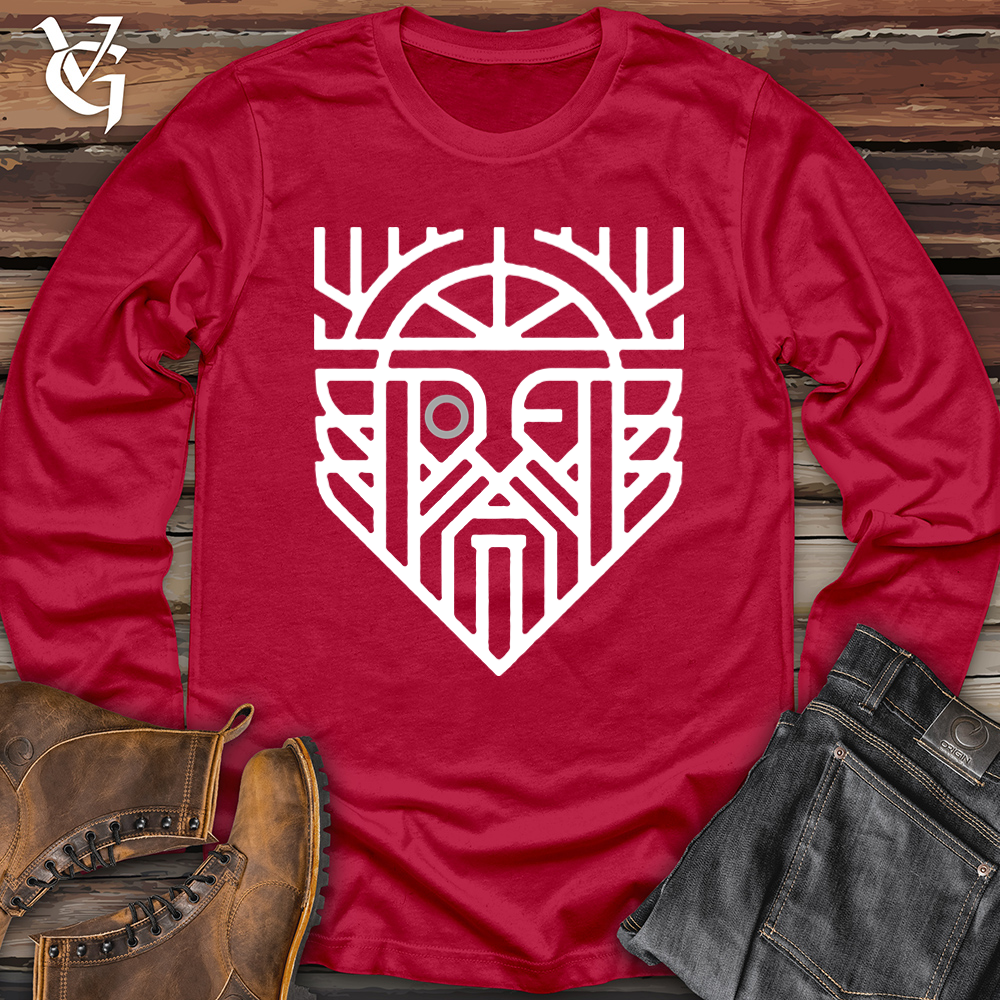 Viking Goods Eye of Odin Softstyle Long Sleeve Cherry Red / L