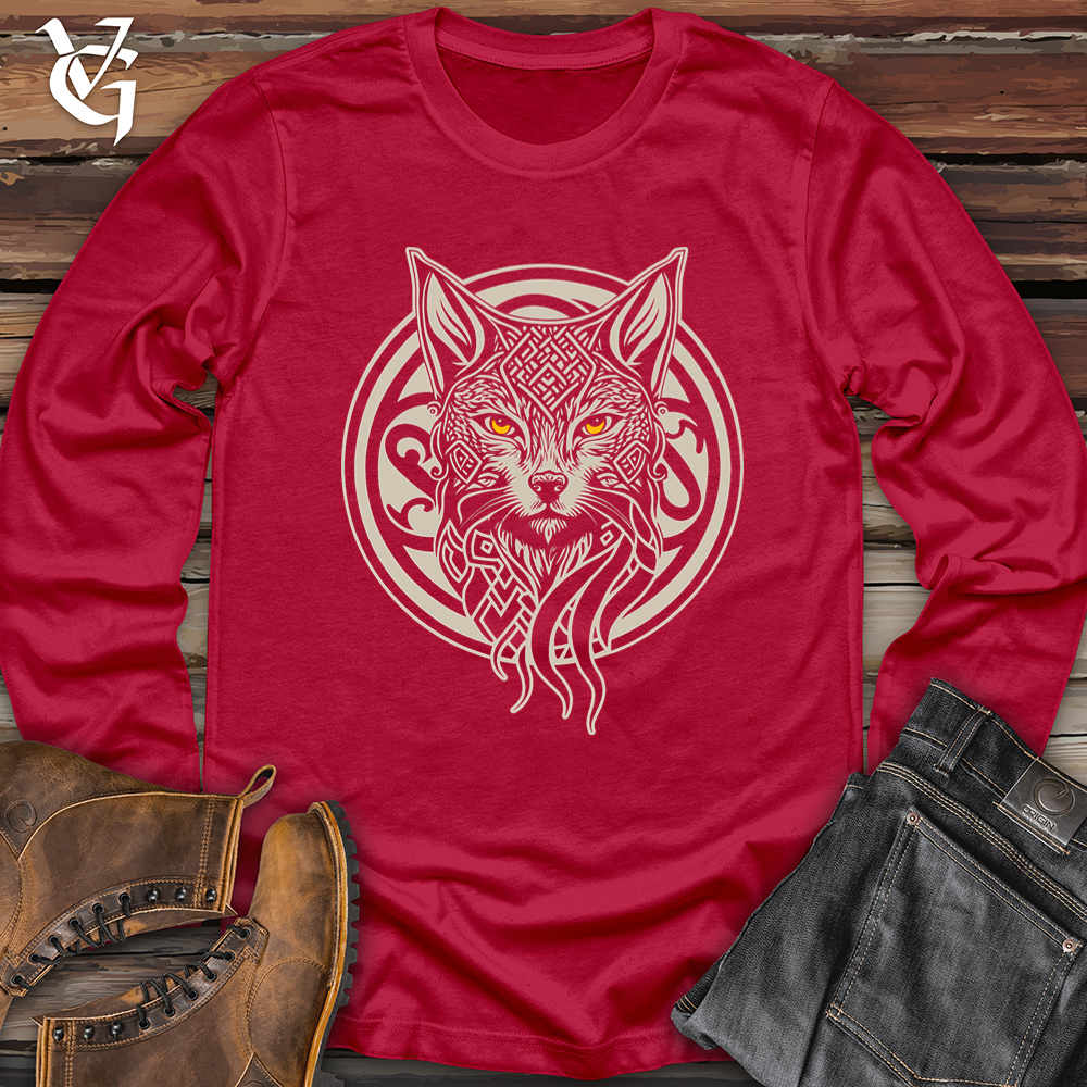 Viking Goods Lynx Softstyle Long Sleeve Cherry Red / L