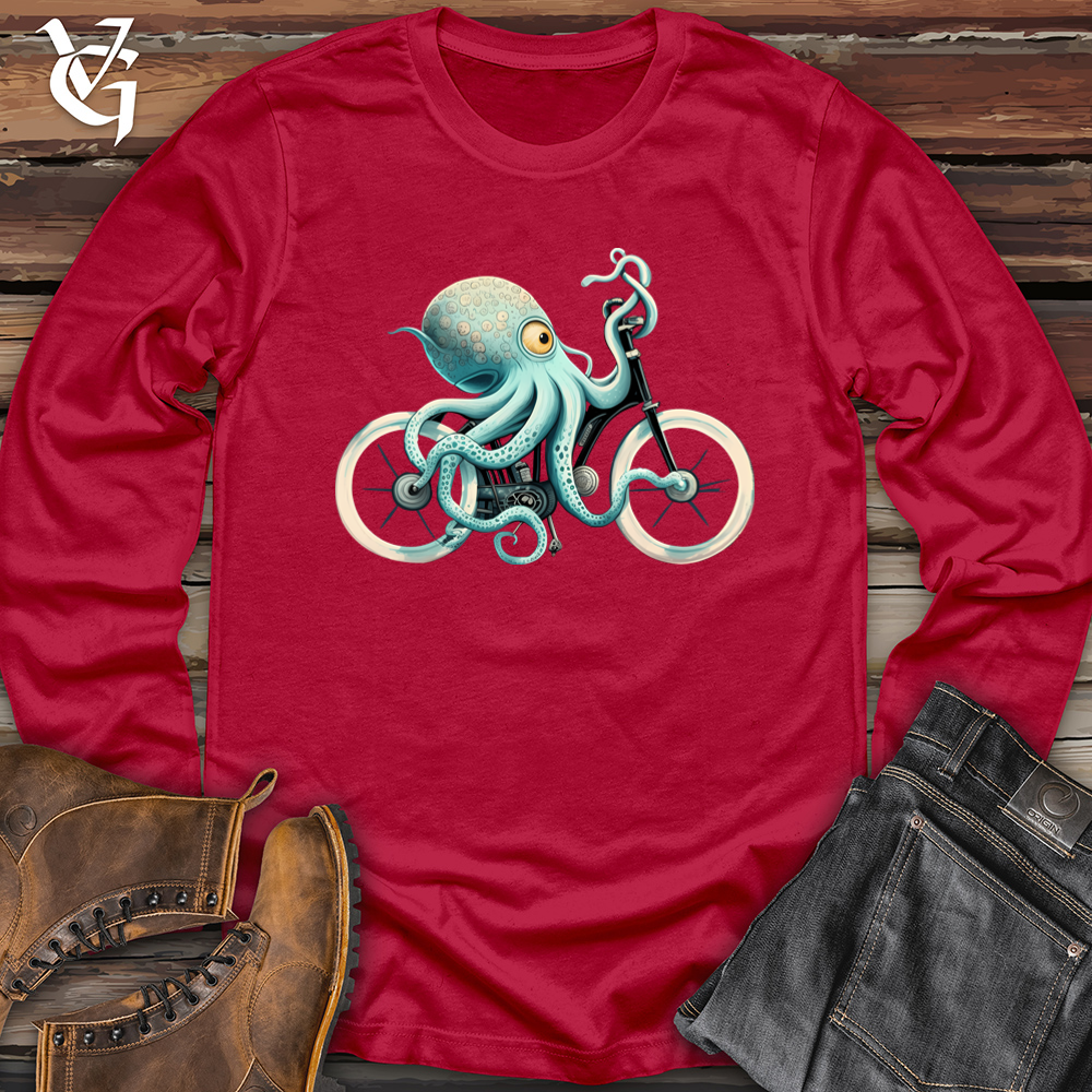 Viking Goods Octobike Softstyle Long Sleeve Cherry Red / L
