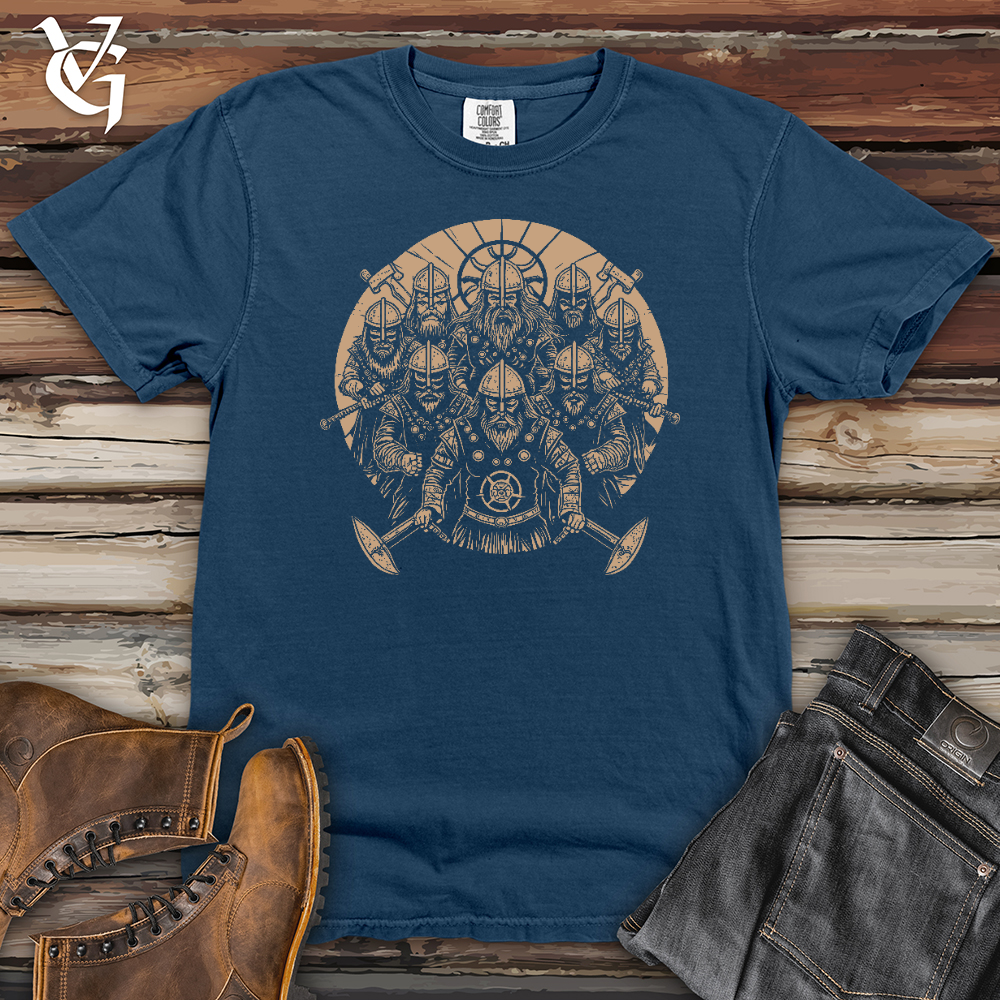 Viking Goods A Gang of Stern Vikings Heavy Cotton Comfort Colors Tee China Blue / L