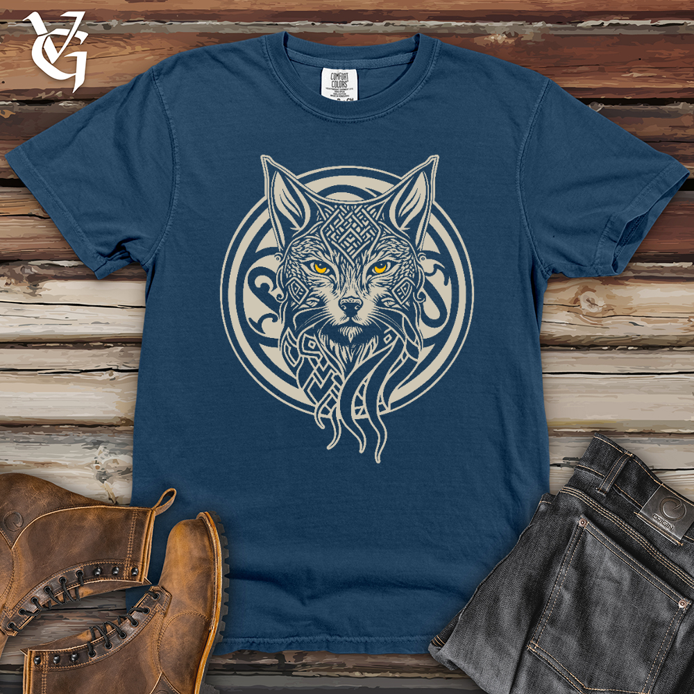 Viking Goods Lynx Heavy Cotton Comfort Colors Tee China Blue / L