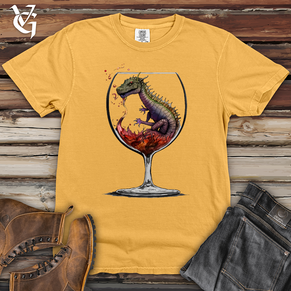 Viking Goods Dragons Drink Heavy Cotton Comfort Colors Tee Citrus / L