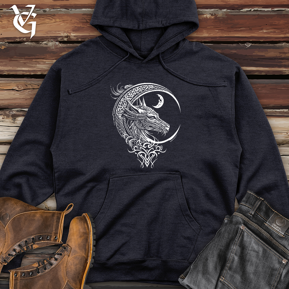 Celtic Dragon and Moon Hoodie: Unleash Your Inner Mythical Beast Celtic Dragon and Moon Hoodie: Unleash Your Inner Mythical Beast