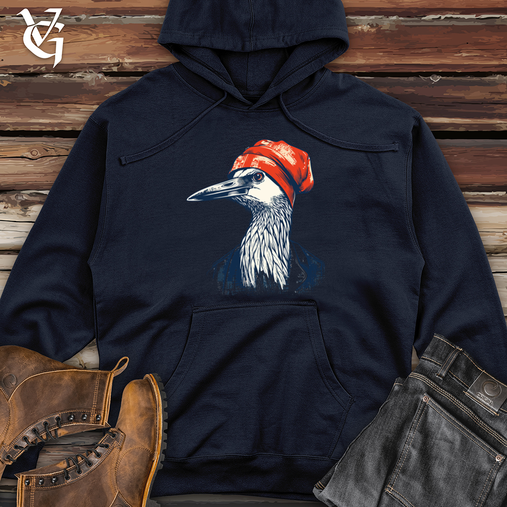Viking Goods Crane Beanie Bliss Midweight Hooded Sweatshirt Classic Navy / L