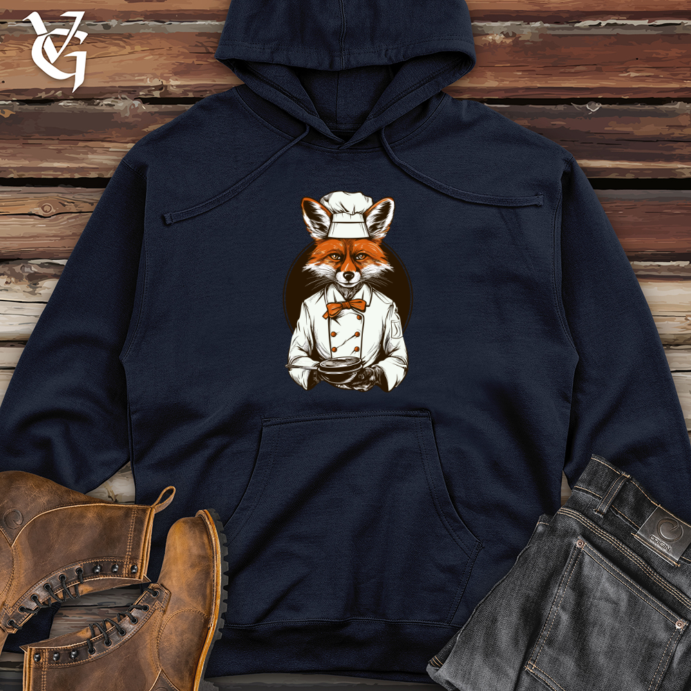 Viking Goods Culinary Fox Trot Midweight Hooded Sweatshirt Classic Navy / L