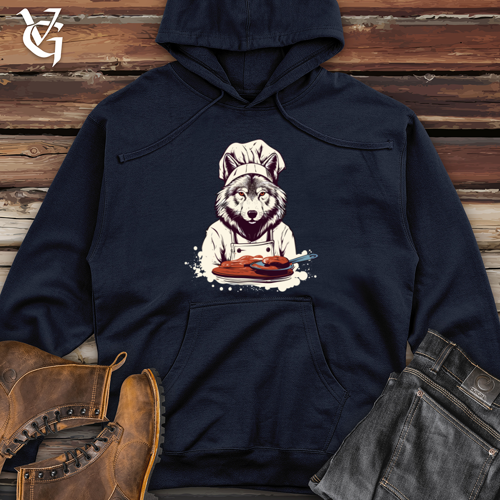 Viking Goods Culinary Howler Midweight Hooded Sweatshirt Classic Navy / L