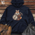 Viking Goods Fox Viking Courage Midweight Hooded Sweatshirt Classic Navy / L