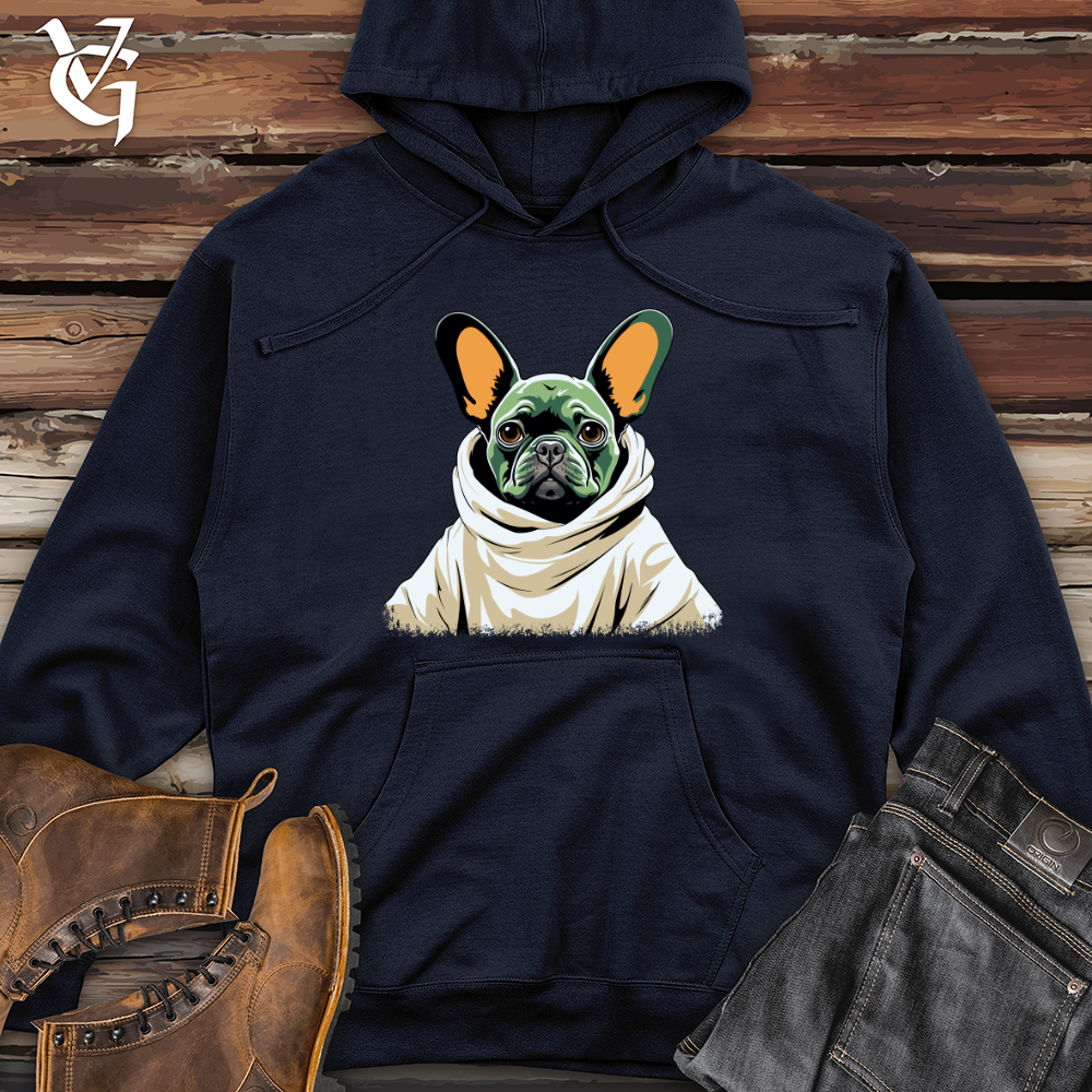 Viking Goods French Bulldog Master Midweight Hooded Sweatshirt Classic Navy / L