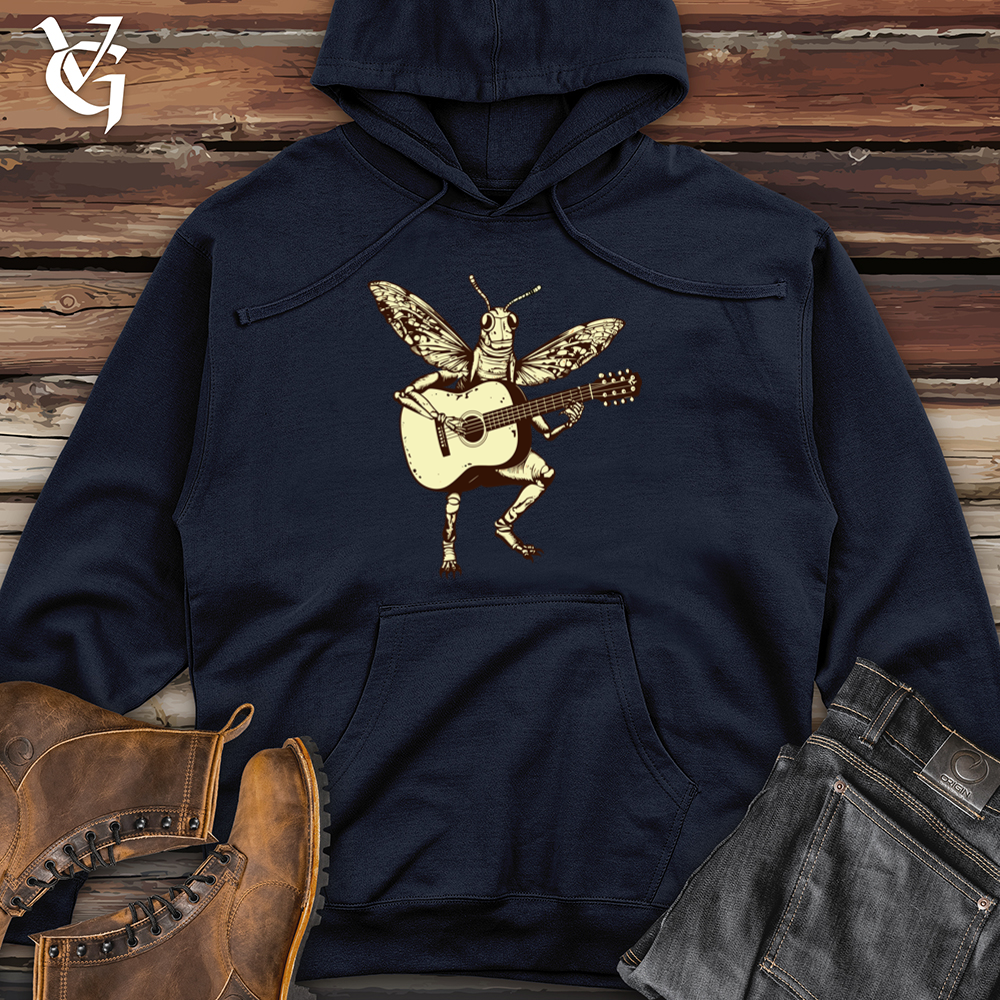 Viking Goods Grasshopper Melody Meadow Strings Midweight Hooded Sweatshirt Classic Navy / L