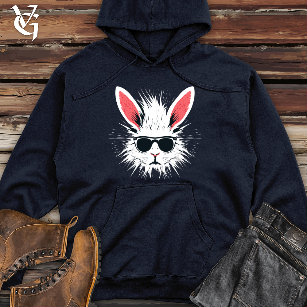 Viking Goods Hare Mazing Curls Midweight Hooded Sweatshirt Classic Navy / L