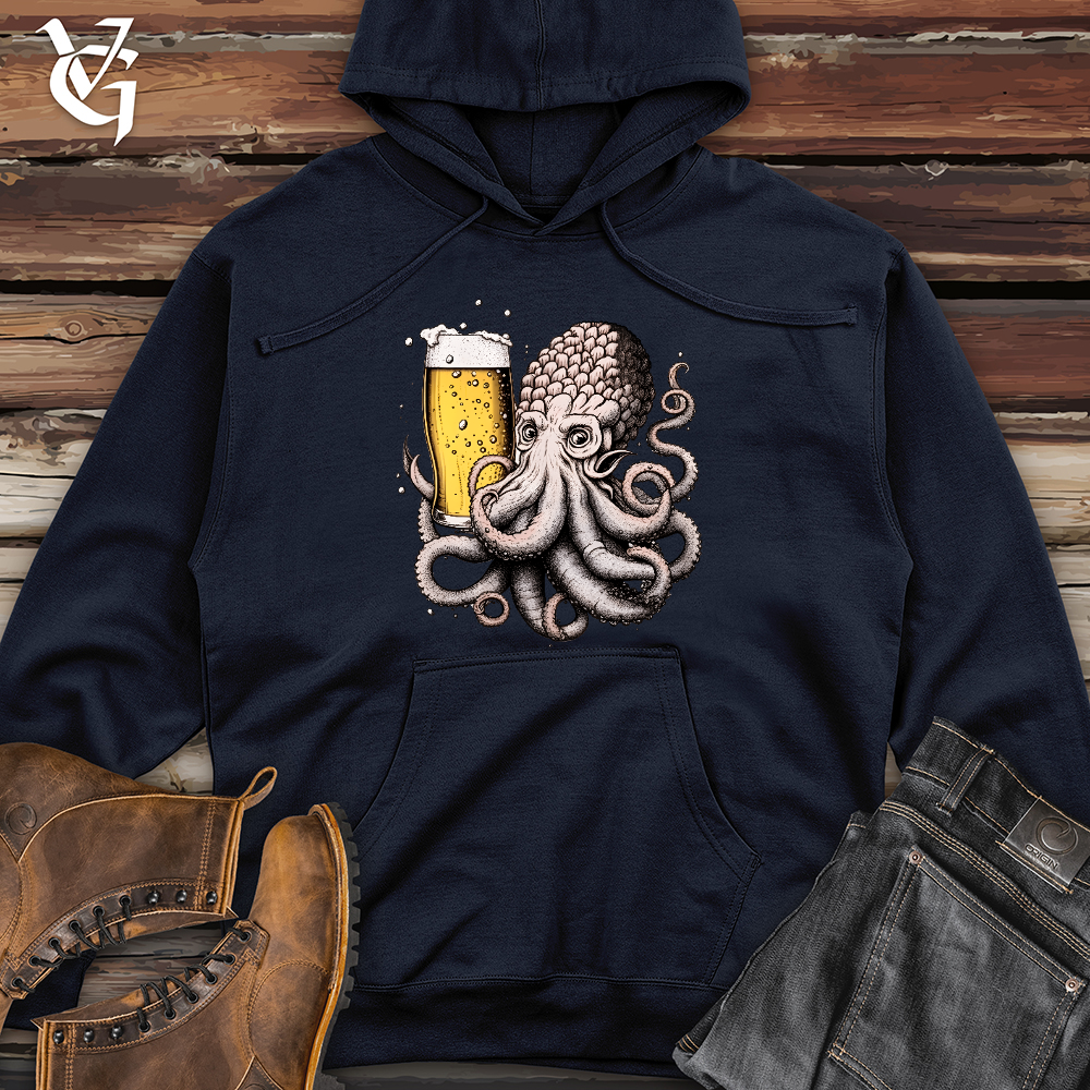 Viking Goods Hoptopus Midweight Hooded Sweatshirt Classic Navy / L
