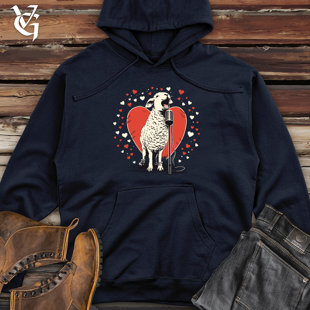 Viking Goods Lamb Love Ballad Midweight Hooded Sweatshirt Classic Navy / L