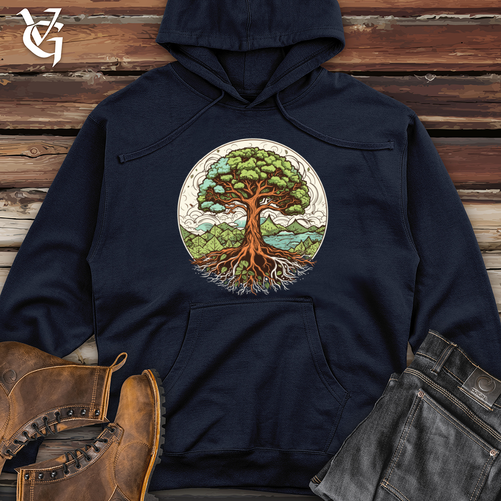 Viking Goods Nature's Embrace Midweight Hooded Sweatshirt Classic Navy / L