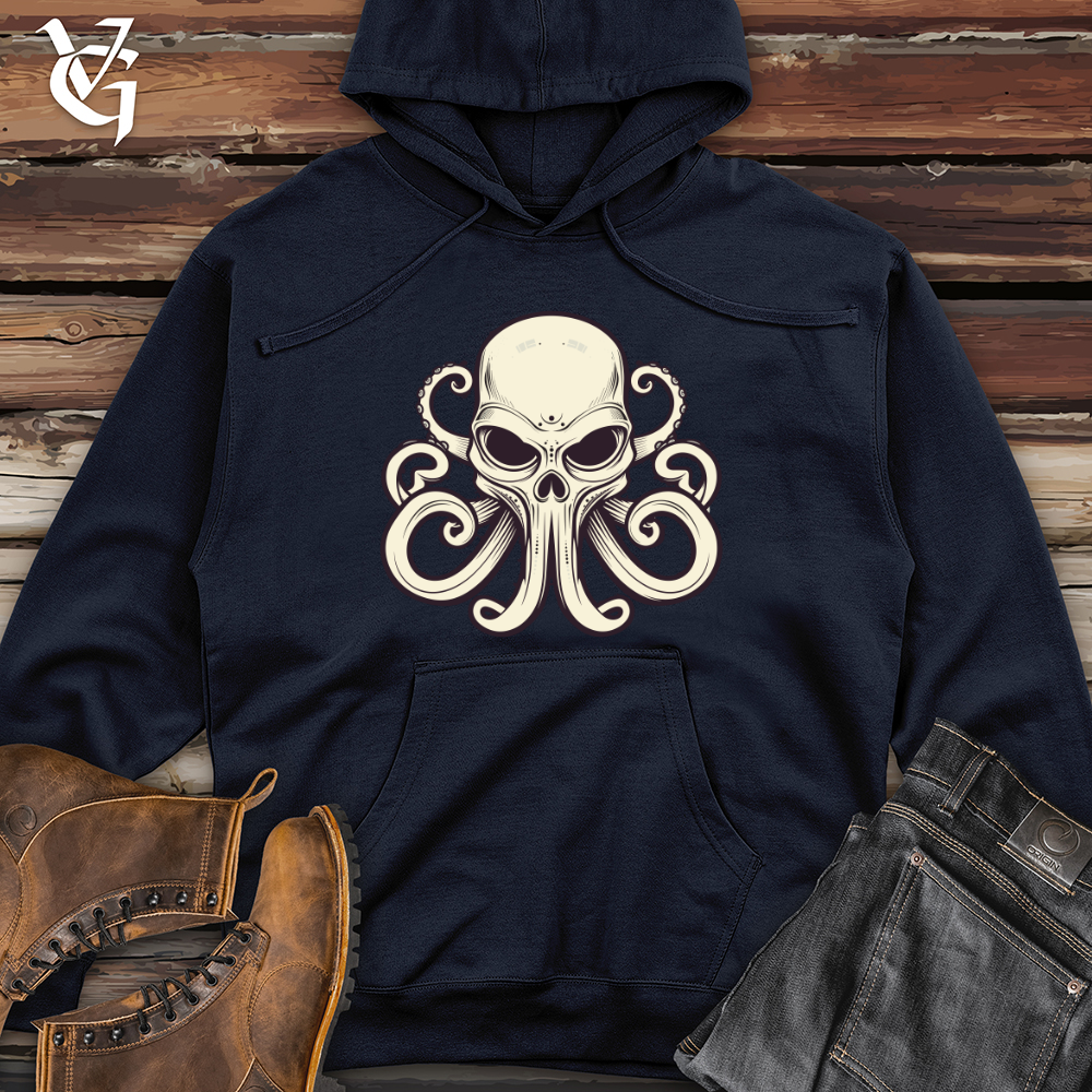Viking Goods Octopus Storm Midweight Hooded Sweatshirt Classic Navy / L