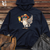 Viking Goods Owl Beach Vacation Midweight Hooded Sweatshirt Classic Navy / L