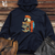 Viking Goods Parrot Scholarly Pursuits Midweight Hooded Sweatshirt Classic Navy / L