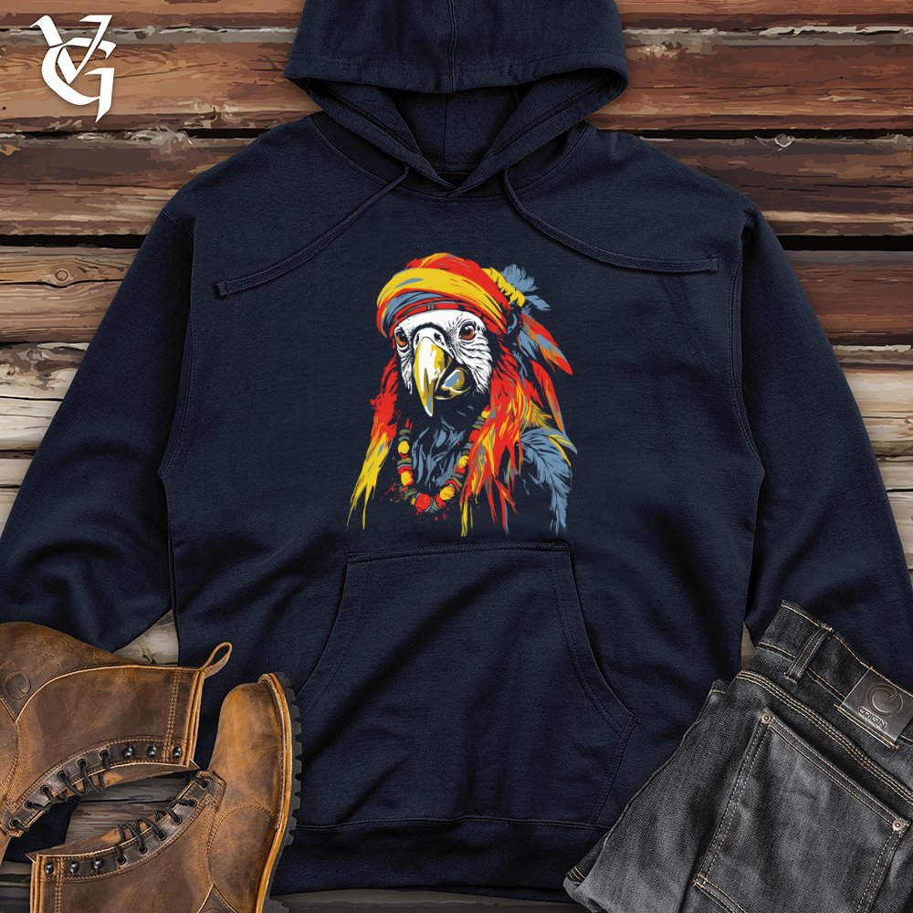 Viking Goods Parrot Sparrow Midweight Hooded Sweatshirt Classic Navy / L