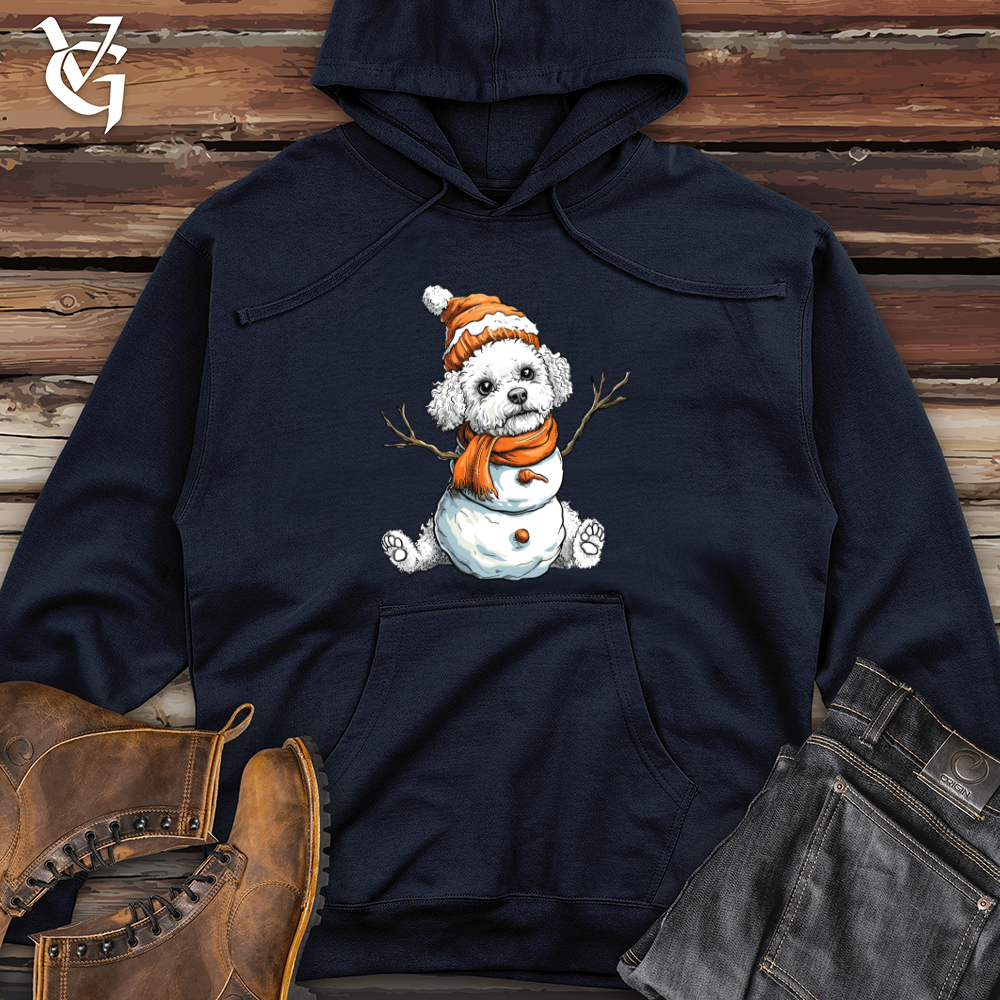 Viking Goods Piggy Beanie Smile Midweight Hooded Sweatshirt Classic Navy / L