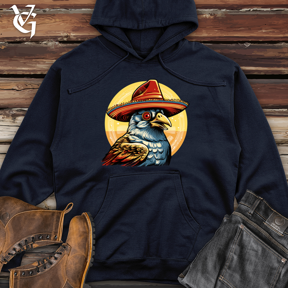 Viking Goods Quail Desert Calling Cowboy Caper Midweight Hooded Sweatshirt Classic Navy / L