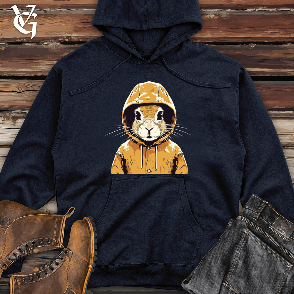 Viking Goods Rainy Rabbit Retro Midweight Hooded Sweatshirt Classic Navy / L