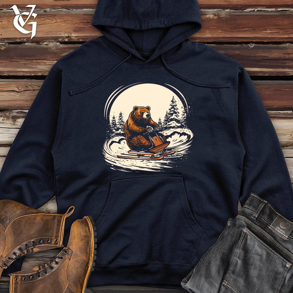 Viking Goods Retro Glide Midweight Hooded Sweatshirt Classic Navy / L