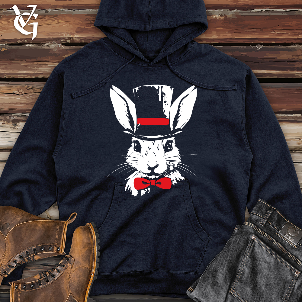 Viking Goods Retro Hare Elegance Midweight Hooded Sweatshirt Classic Navy / L