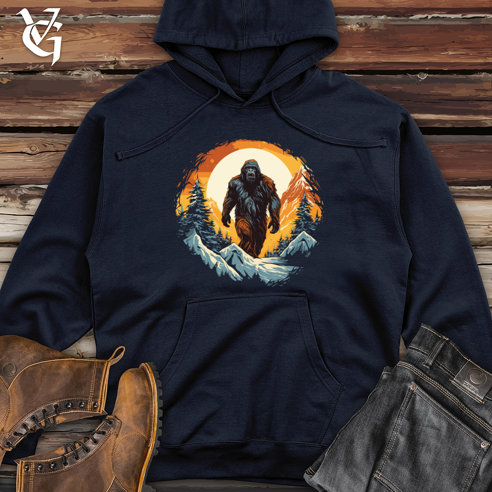 Viking Goods Sasquatch Of Middle Earth Midweight Hooded Sweatshirt Classic Navy / L