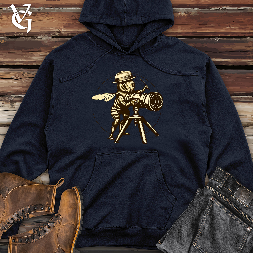 Viking Goods Snapshot Buzzographer Midweight Hooded Sweatshirt Classic Navy / L