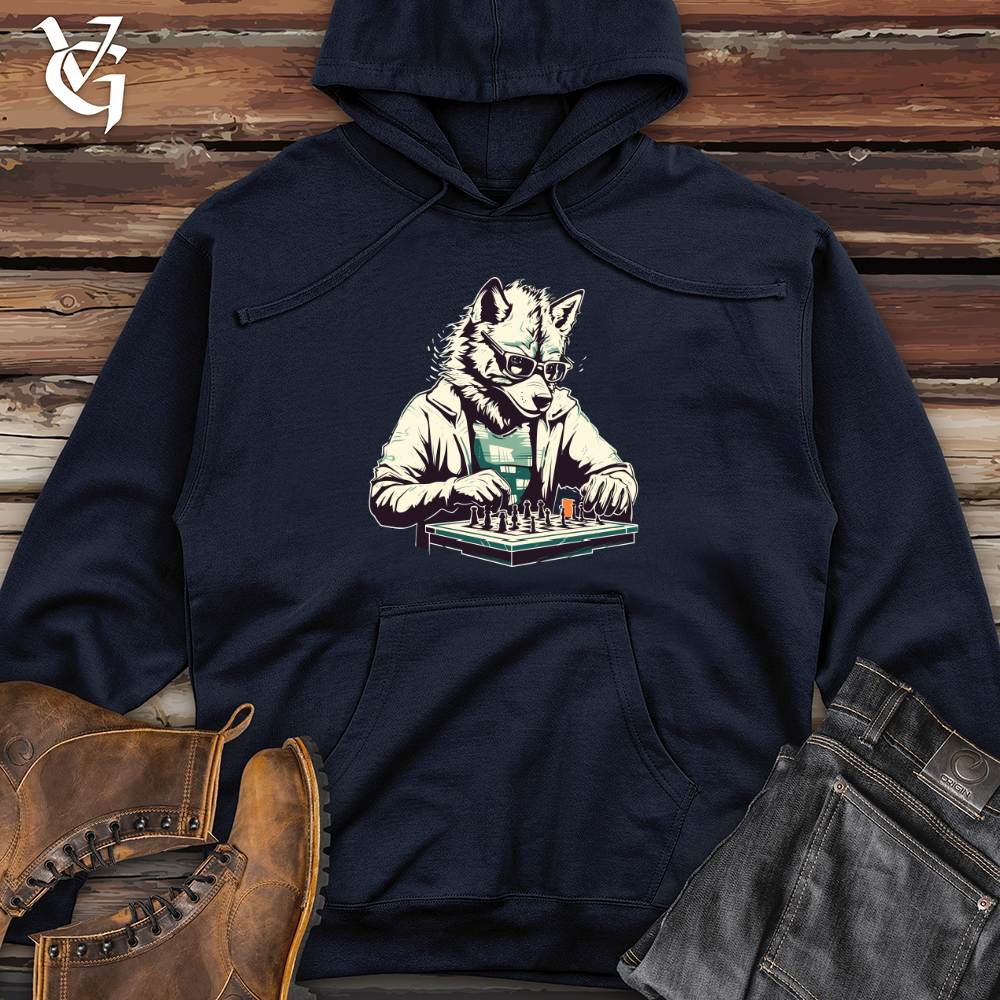 Viking Goods Strategic Lupine Gambit Midweight Hooded Sweatshirt Classic Navy / L