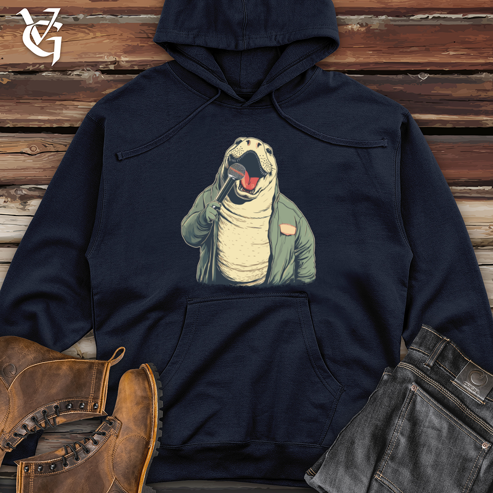 Viking Goods Turtle Rockstar Solo Midweight Hooded Sweatshirt Classic Navy / L