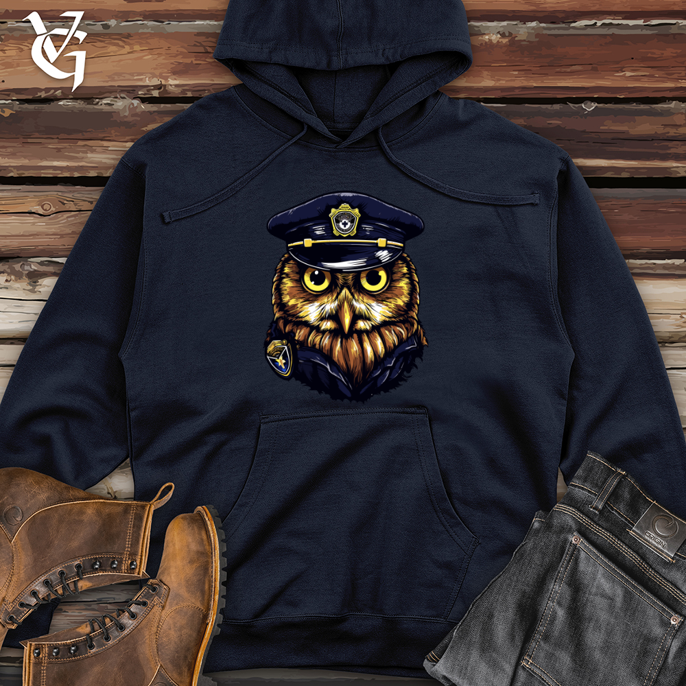Viking Goods Vigilant Feathered Guardian Midweight Hooded Sweatshirt Classic Navy / L